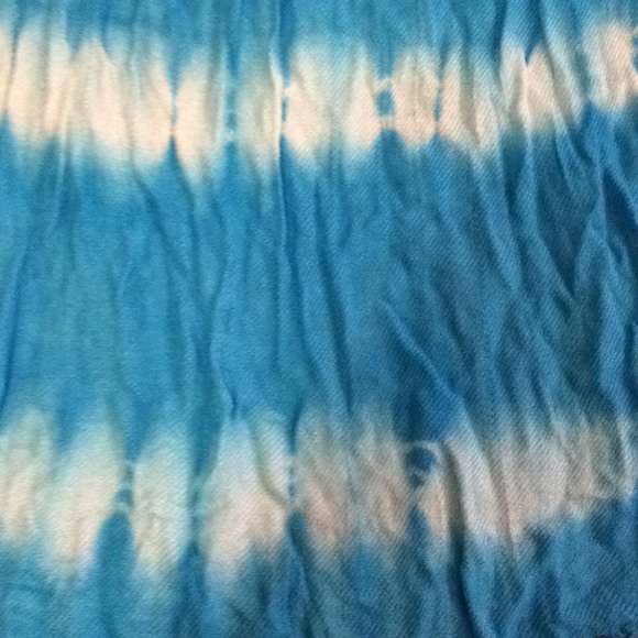 Blue Tie-Dye Maurices Scarf - Picture 2 of 5